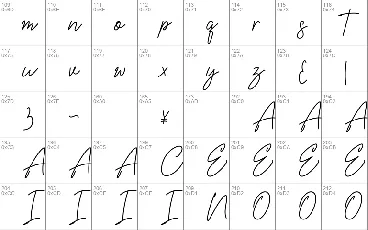 Bellisya Signature font