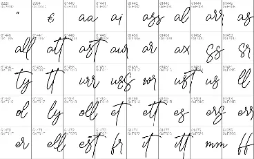 Bellisya Signature font