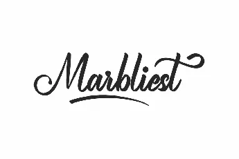 Marbliest Demo font