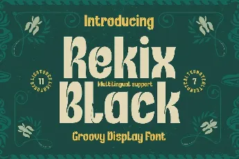 Rekix Black font