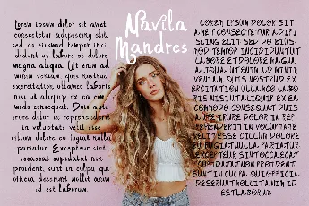 Navila Mandres Demo font