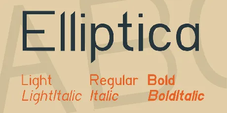 Elliptica font