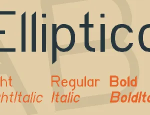 Elliptica font