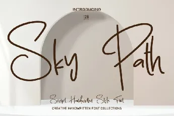 Sky Path font