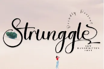 Strunggle font