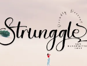 Strunggle font