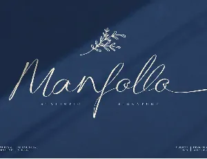 Manfollo font