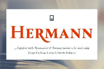 Hermann Family font