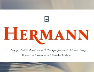 Hermann Family font