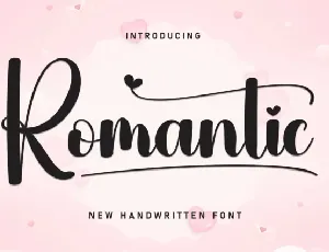 Romantic Script font