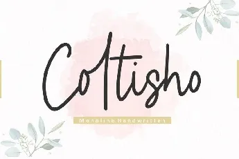 Coltisho Monoline Handwritten font