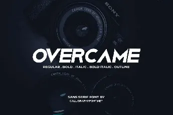 Overcame Family font