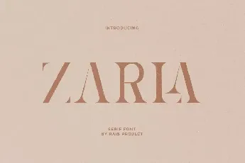 Zarla Demo font