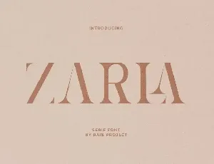 Zarla Demo font