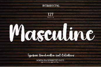 Masculine font