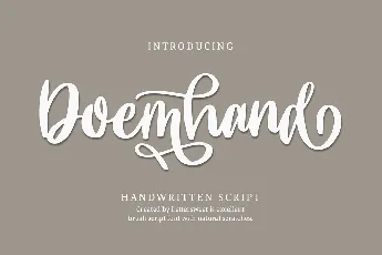 Doemhand font