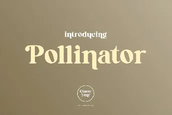 Pollinator font