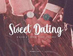 Sweet Dating font