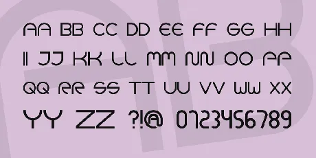 Goca logotype beta font