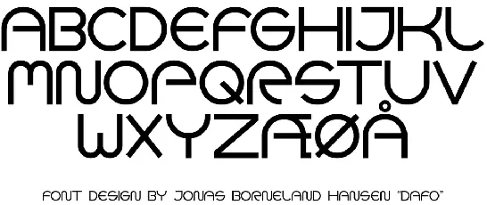 Goca logotype beta font