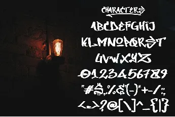 Dirty Lizard font