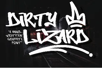 Dirty Lizard font