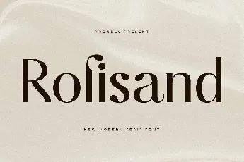 Rolisand font