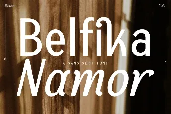 Belfika Namor font