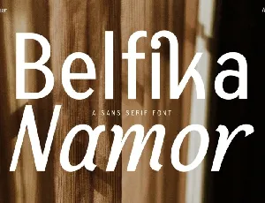 Belfika Namor font