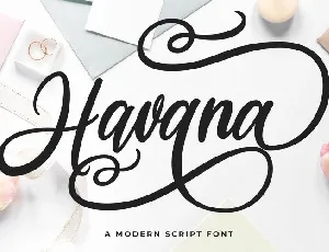 Havana font