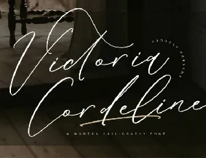 Victoria Cordeline font
