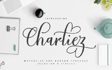 Charliez Calligraphy font