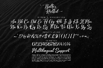 Baltex Holled font