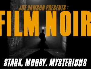 Film Noir font