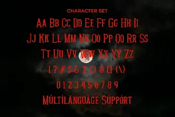 Vampire King Demo font