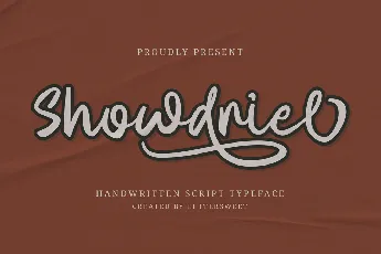 Showdriel font