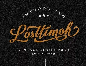 Losttimoh font