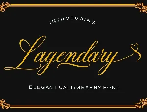 Lagendary font