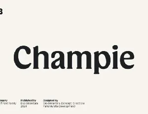 Champie Family font