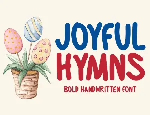 Joyful Hymns font