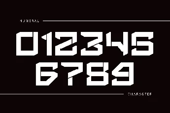 Bares Futuristic Demo font