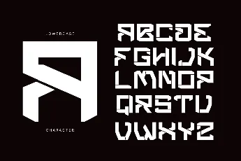 Bares Futuristic Demo font