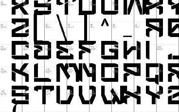 Bares Futuristic Demo font