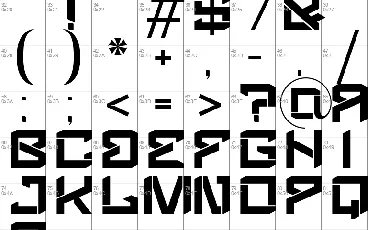 Bares Futuristic Demo font