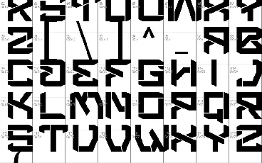 Bares Futuristic Demo font