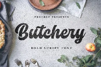 Butchery Script font