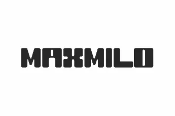 Maxmilo Demo font