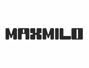 Maxmilo Demo font