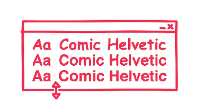 Comic Helvetic font