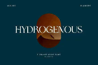 Hydrogenous font